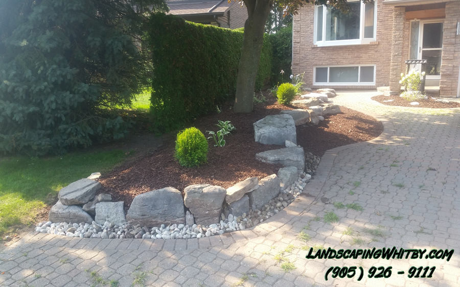 Gardening Gardener Flower Beds Rock Stone 